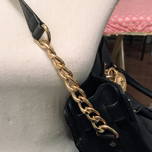 Authentic Michael Kors Hamilton Satchel Leather! - Picture 8 of 16